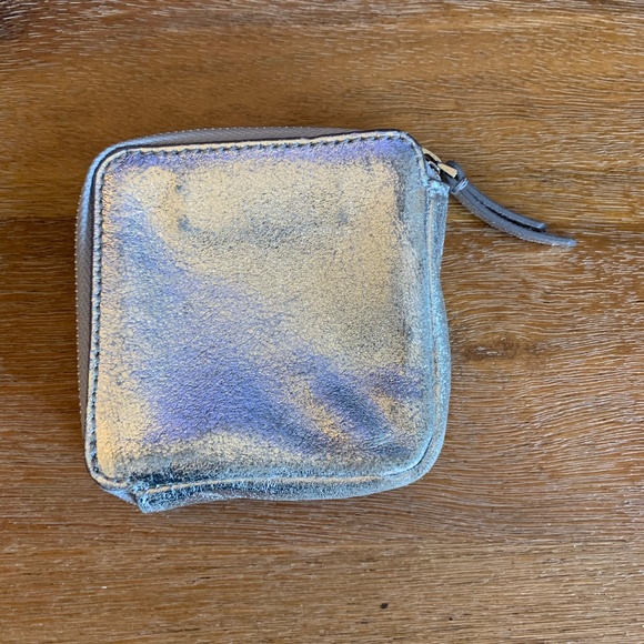 Oliver Bonas Handbags - Sadie Leather Square Coin Wallet